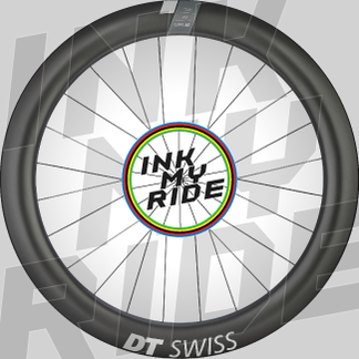 DT Swiss ARC 1400 DICUT 80 Disc Custom Wheel Decals Stickers Kit InkMyRide